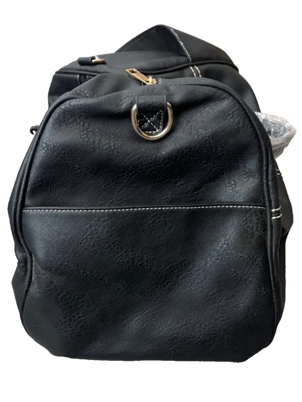 RARE Alfa Duffle Bag A5032 (Black, Stitched)
